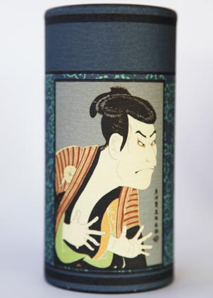 Boîte à Thé Japonaise en papier Washi - Théâtre Kabuki